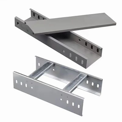 OEM 벽에 장착 된 사다리 경주 도로 케이블 트레이 무거운 짐 225mm
